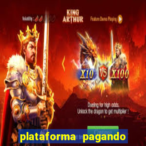 plataforma pagando no cadastro